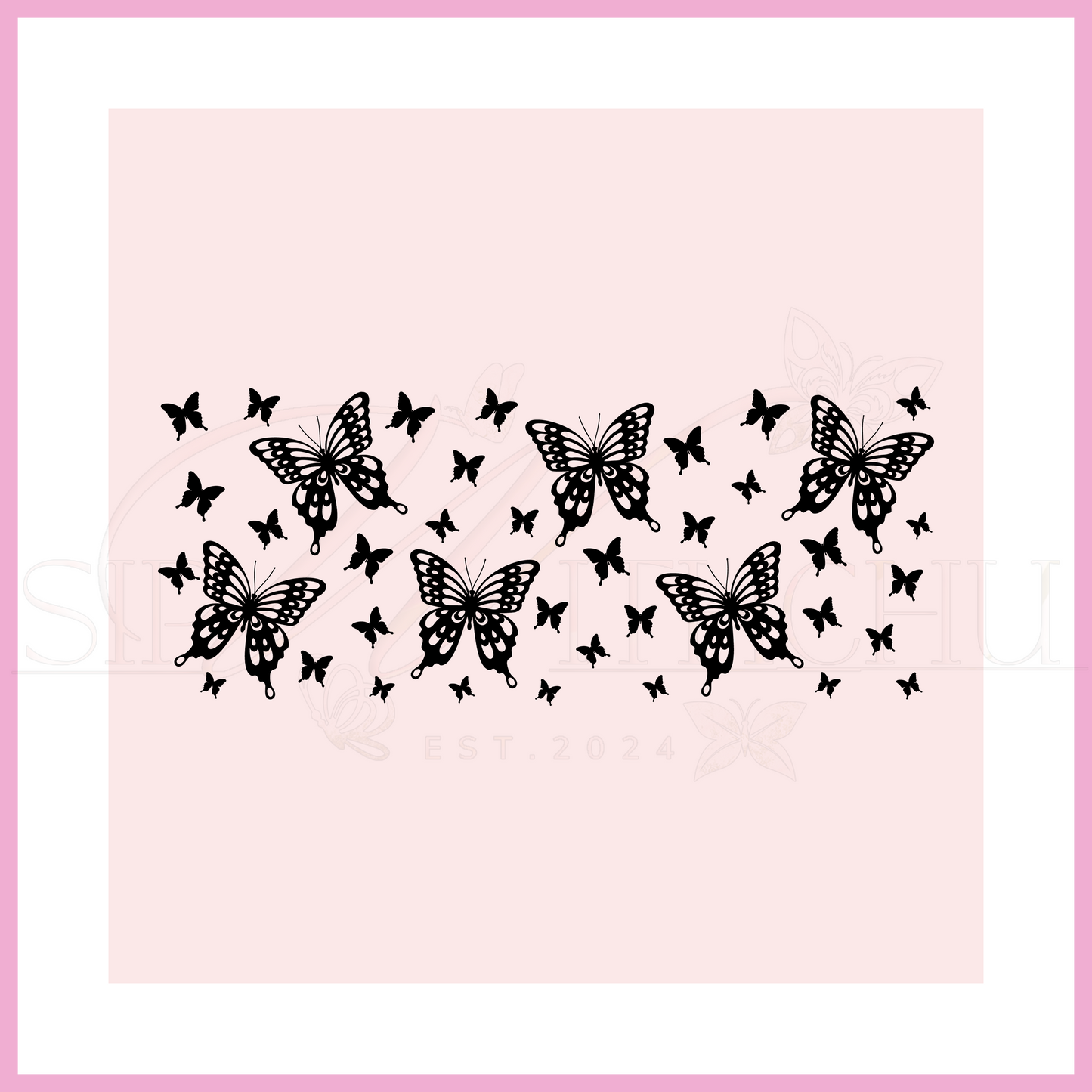 Black Butterfly Design