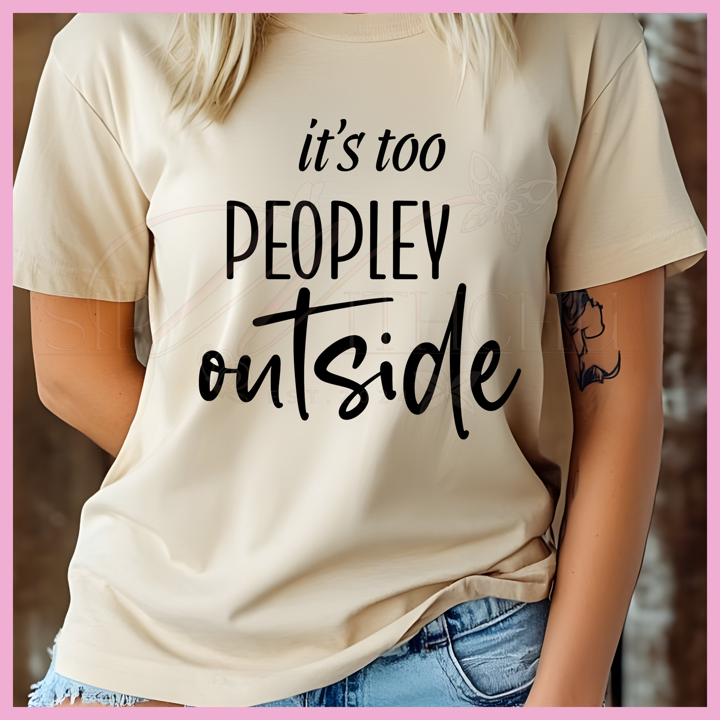 It's too Peopley Outside