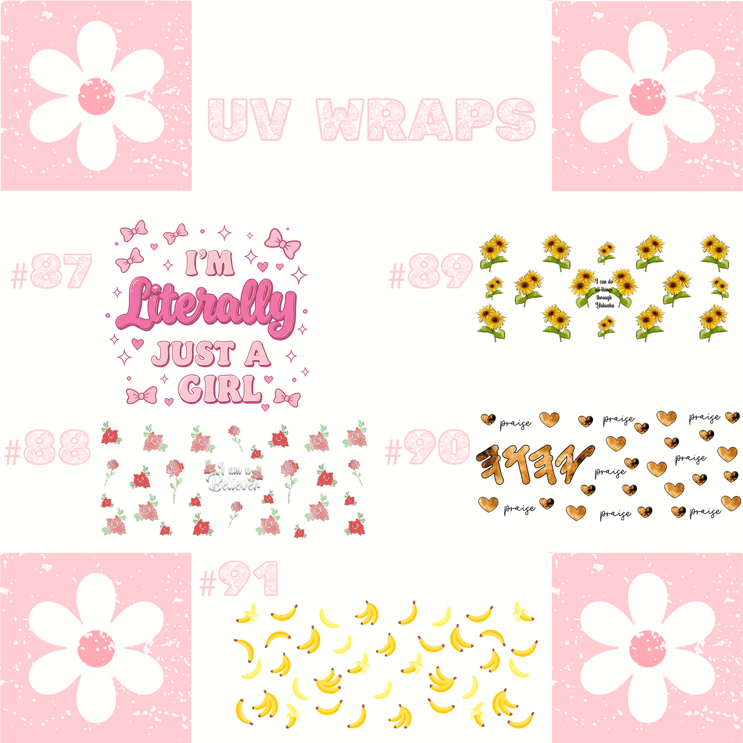 UV Wraps Shipped to You!