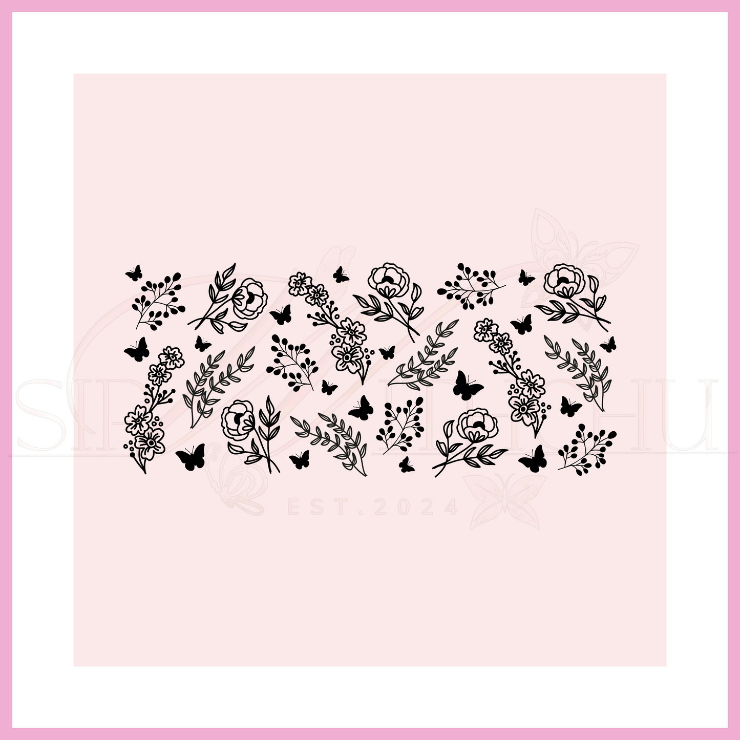 Wild Flowers and Butterflies