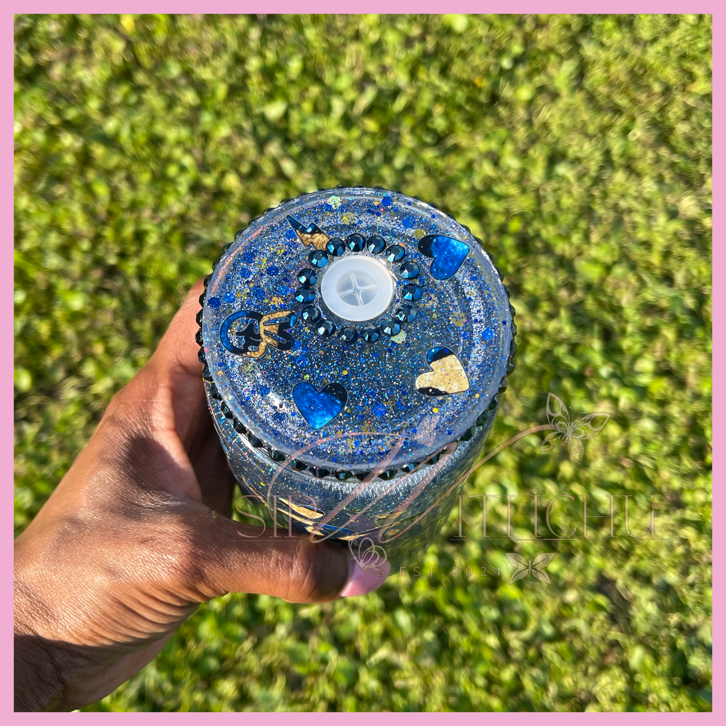 Boy Mama Snow Globe Tumbler