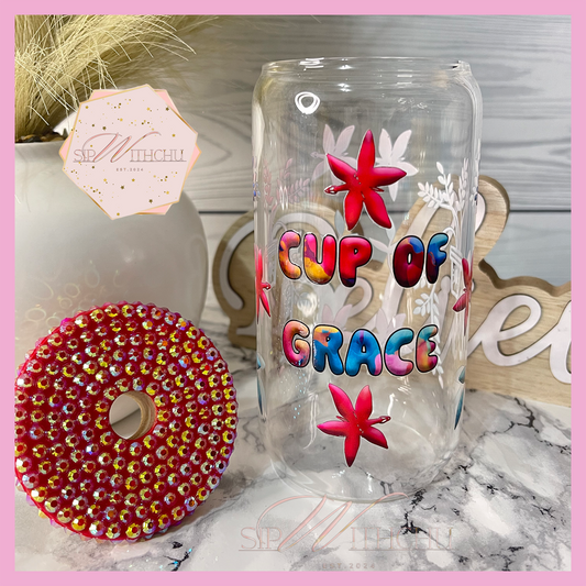 Cup Of Grace Glass Can