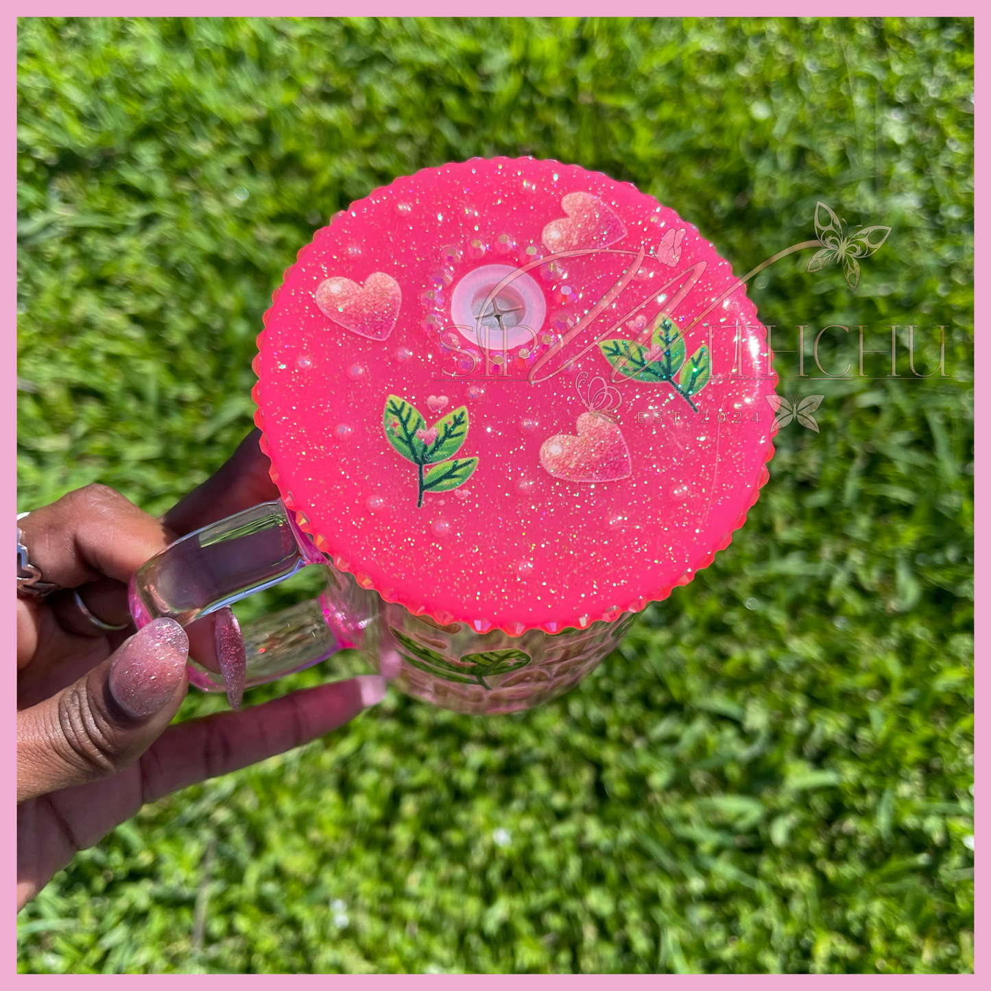 I Am Enough Pink Mug