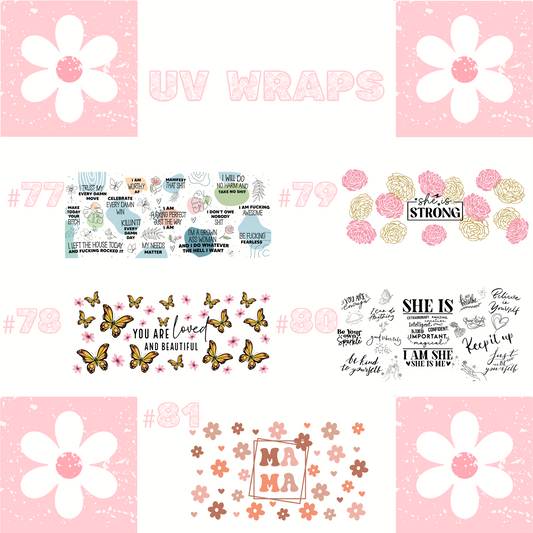 UV Wraps Shipped to You!