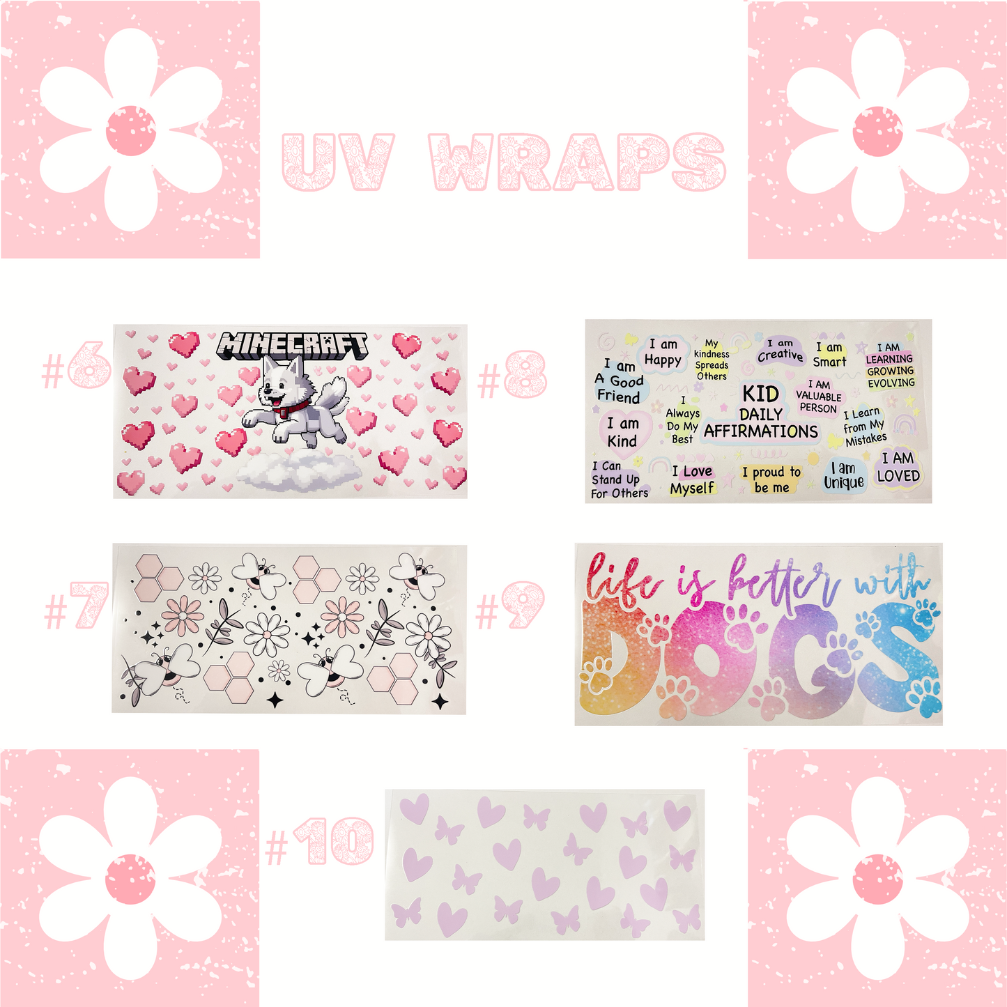 UV Wraps Shipped to You!