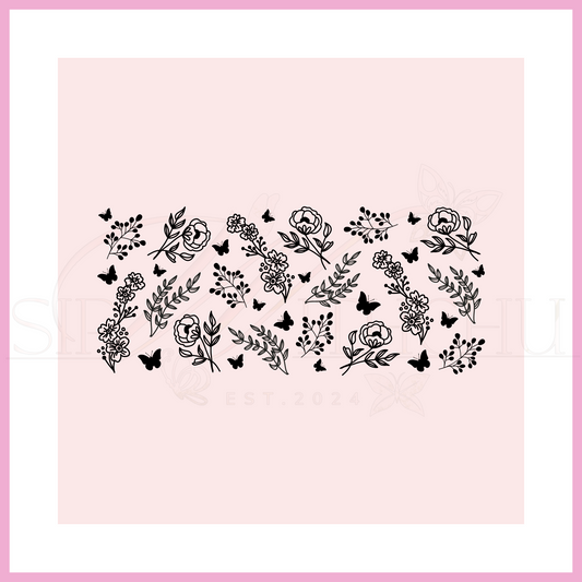 Wild Flowers and Butterflies